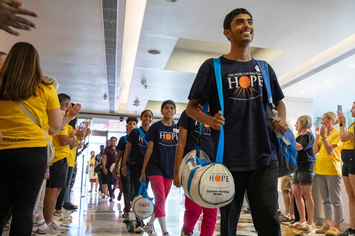 Passport to play: the teams arrive in Chennai
