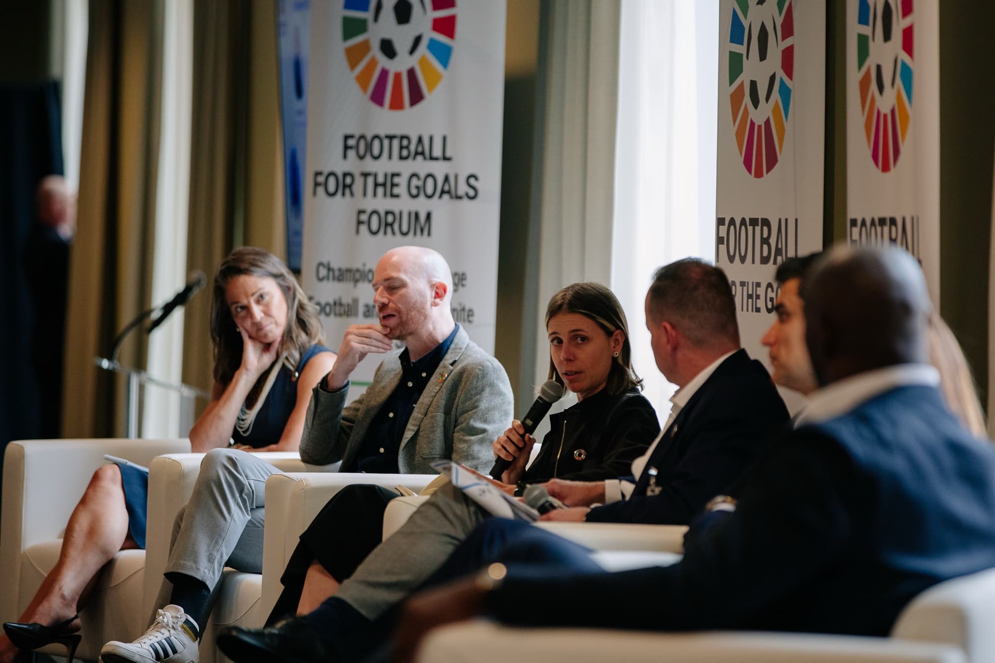 SCU joins Football for the Goals to celebrate World Football Day.